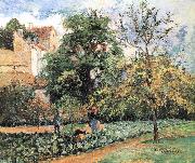 Camille Pissarro Pang plans Schwarz orchards oil painting reproduction